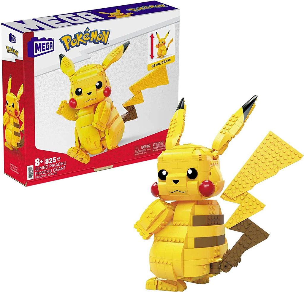 Mattel FVK81 Mega Construx Pokémon Jumbo Pikachu Obrázek produktu 3