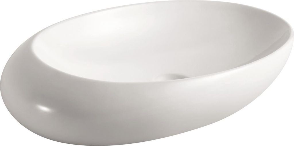 Beitz & Walz AqvaCeramica Aufsatzbecken 690 x 435 mm weiß