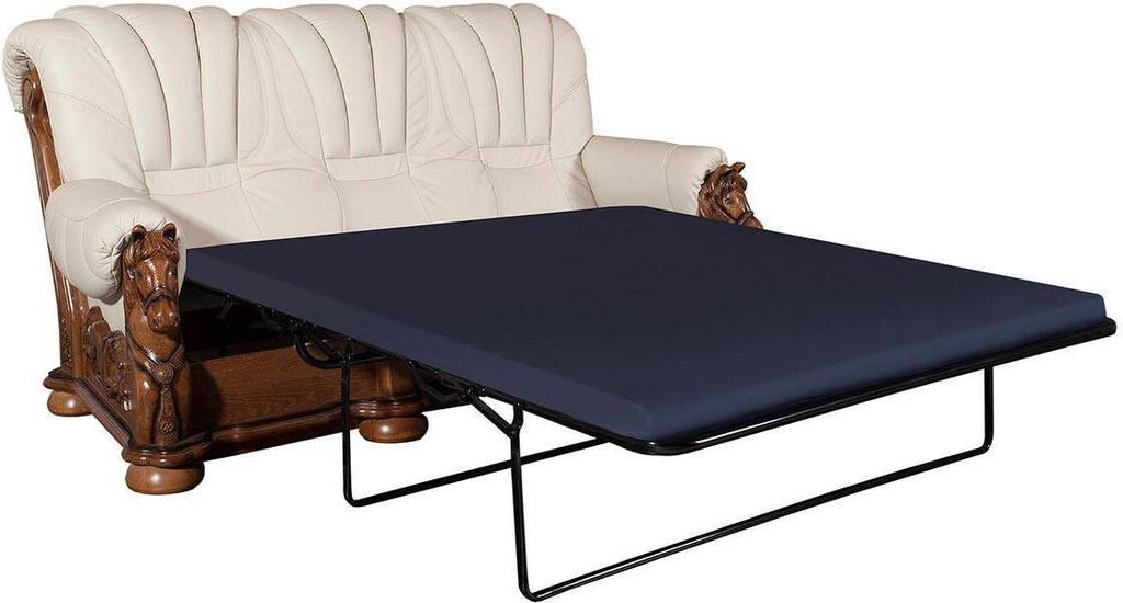 s Wild Mustang 3-Sitzer Echtleder Sofa