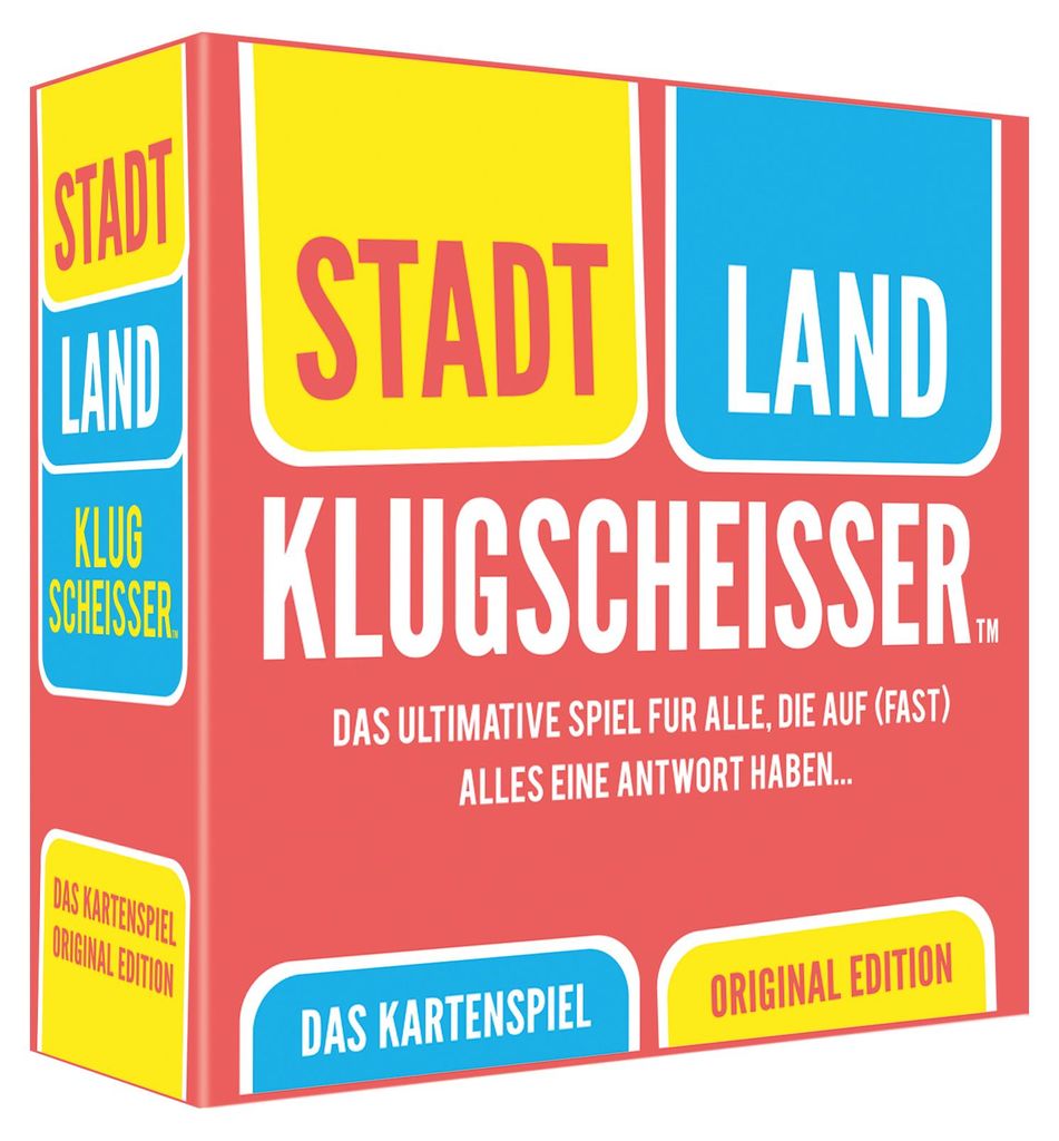 Stadt Land Klugscheisser - Kartenspiel Produktbild 