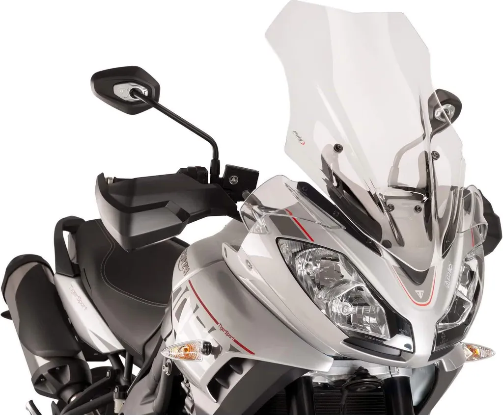Bulle Puig claire haute protection pour Triumph Tiger Sport 660