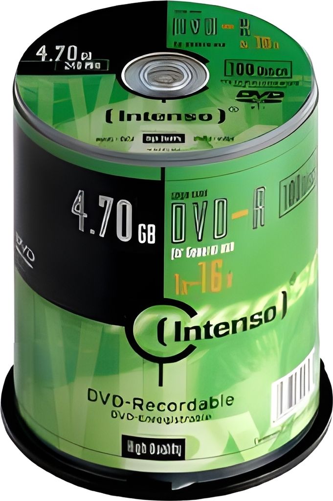 Intenso Dvd-R 4.7Gb 16X (100) Cb Obrázek produktu 