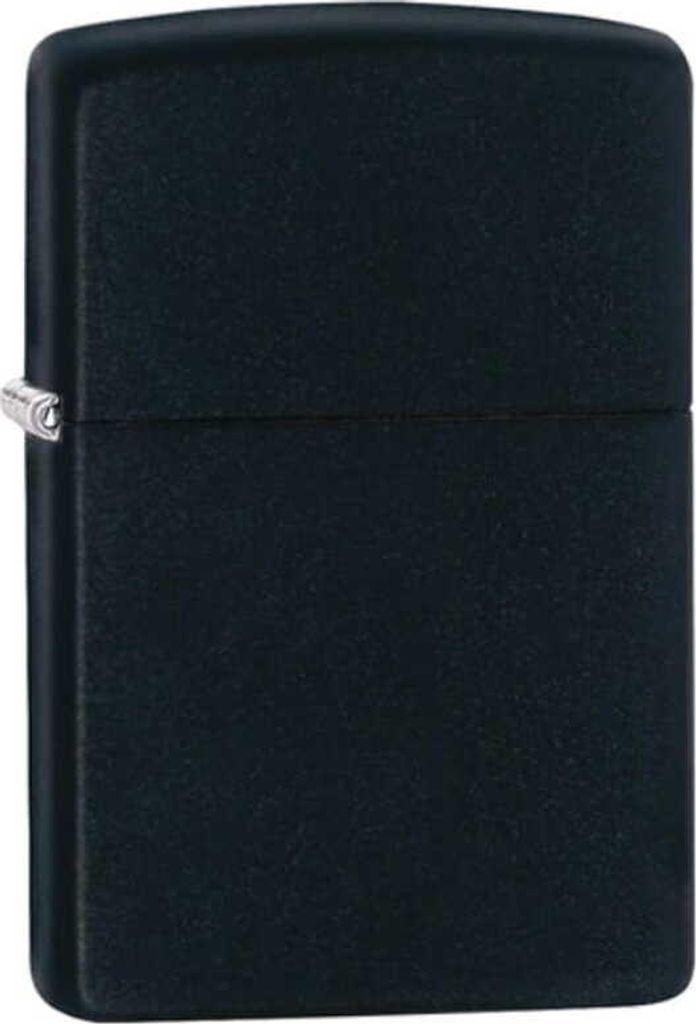 Zippo Feuerzeug 218L Schwarz Matt, Windfest, USA