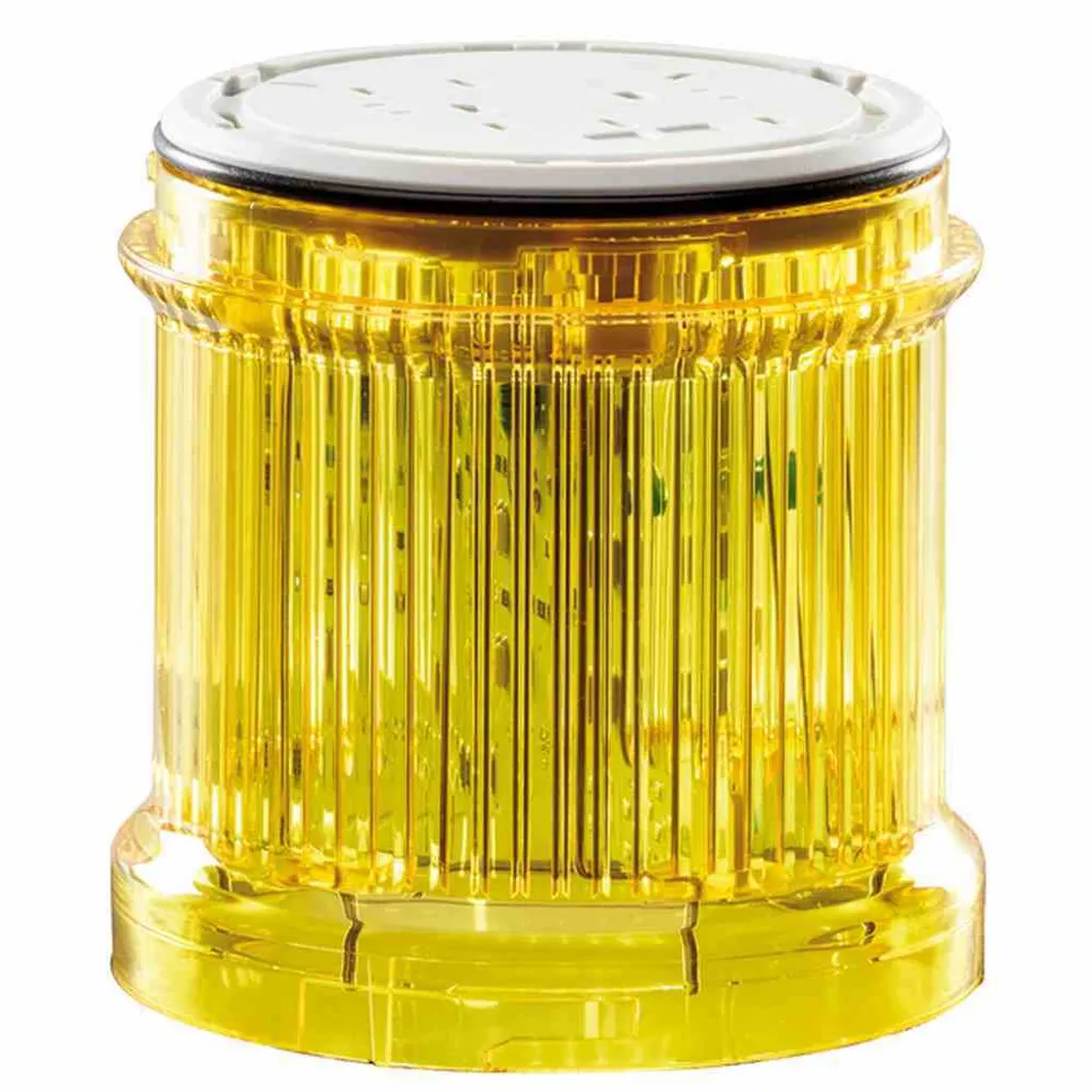 Balise Lumineuse Jaune 24V Eaton SL7 pour Signalisation Machine