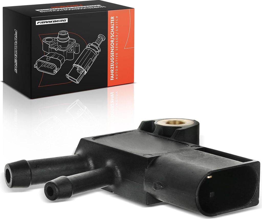 Frankberg 1x Abgasdrucksensor für Mercedes-Benz Sprinter B906 Viano Vito W639