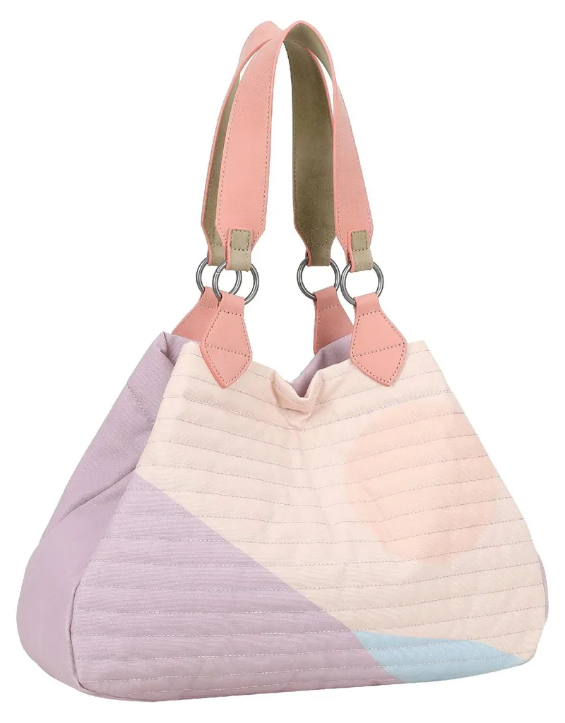 Sac shopper multicolore Izzy Medium en canvas Quilted édition limitée