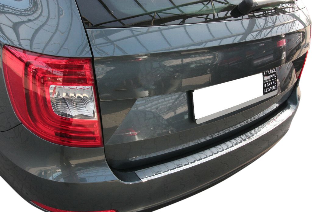 LADEKANTENSCHUTZ Edelstahl V2A Schutz für Skoda Superb II Kombi 3T ab 2010-2015