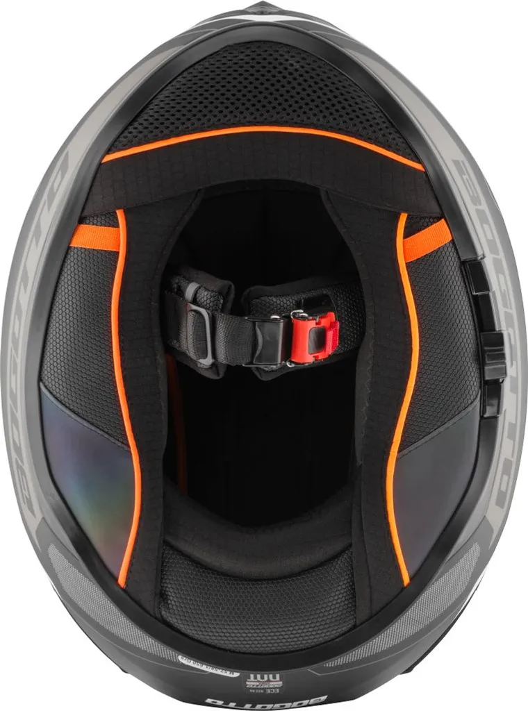 Bogotto FF122 BGT casque intégral gris blanc 2XL à ventilation active - 6