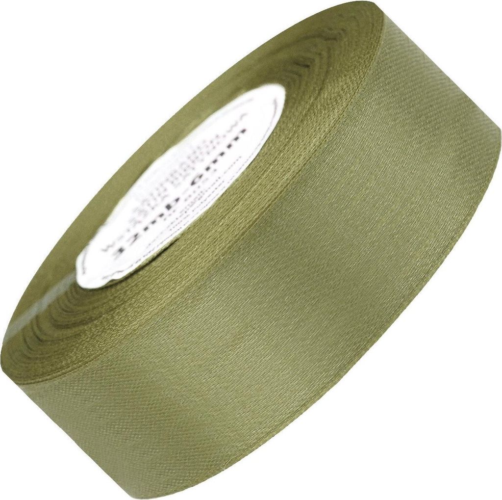 Wstążka satynowa khaki 38mm - 32mb Zdjęcie produktu 