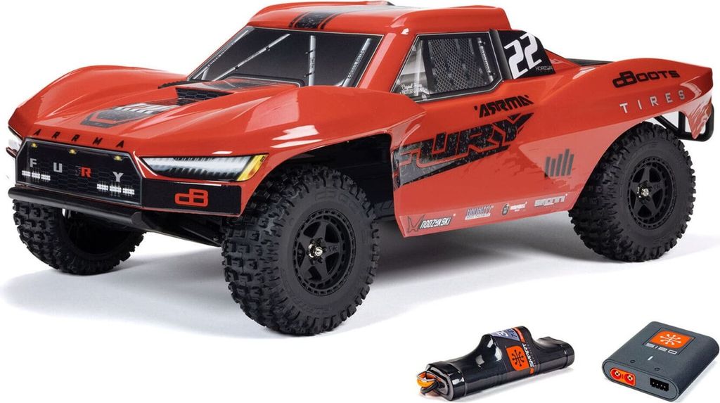 Arrma Fury Mega 550 1:10 RTR rot