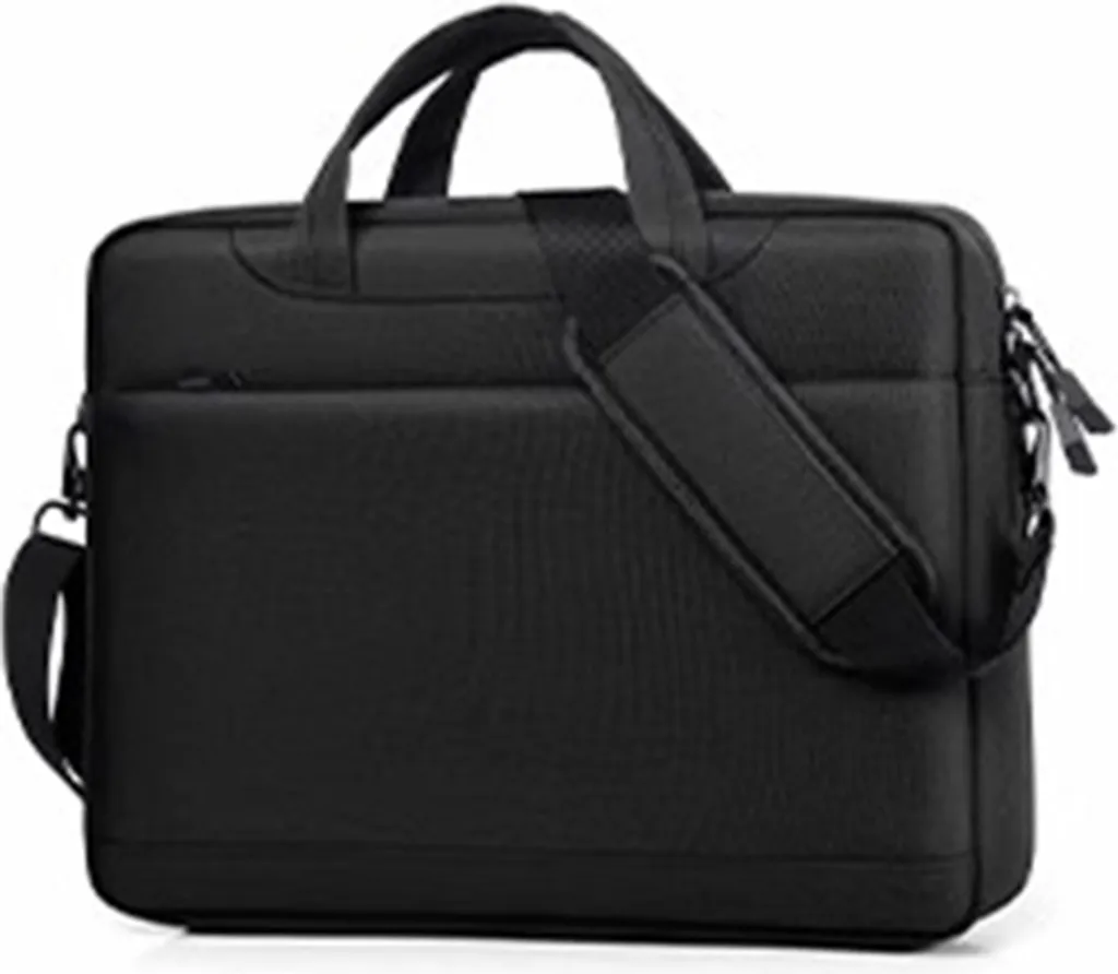 Sac Bandoulière Ordinateur Portable XL Noir avec Système Airbag INF