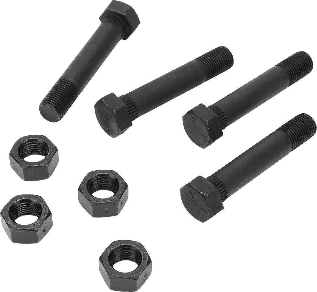 Bulloni 9/16" per Sospensioni Rimorchio: Kit 4pz con Dadi Sicurezza