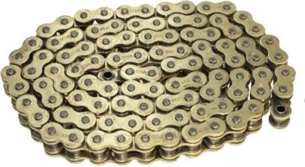 Chaîne 525 X-Ring dorée Citomerx renforcée pour moto - Pas 525 haute qualité