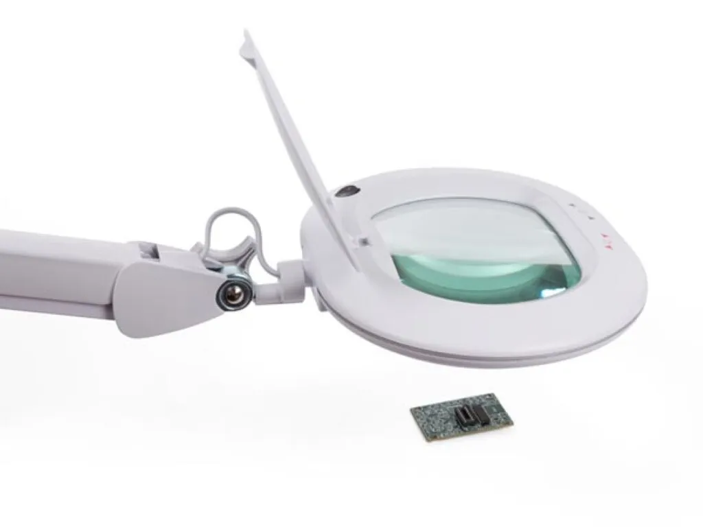 Lampe de bureau loupe LED 5 dioptries réglable blanc chaud et froid - 5
