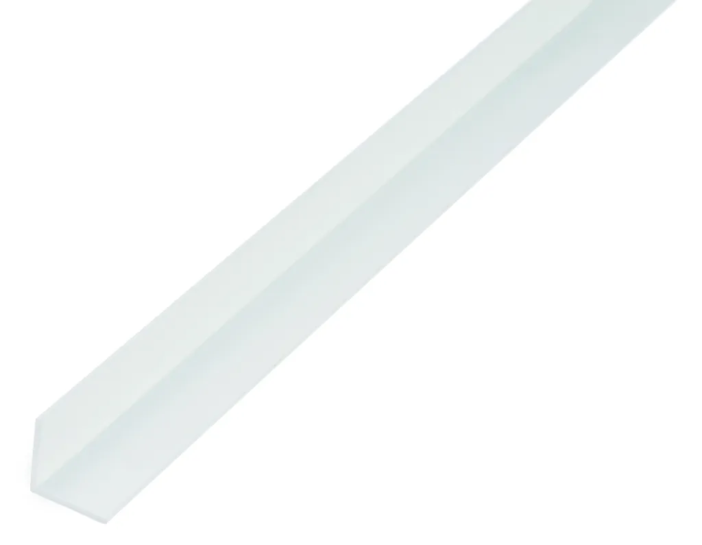 Cornière PVC blanc 20x20mm 1m Alberts 498733 - Set de 17 profilés