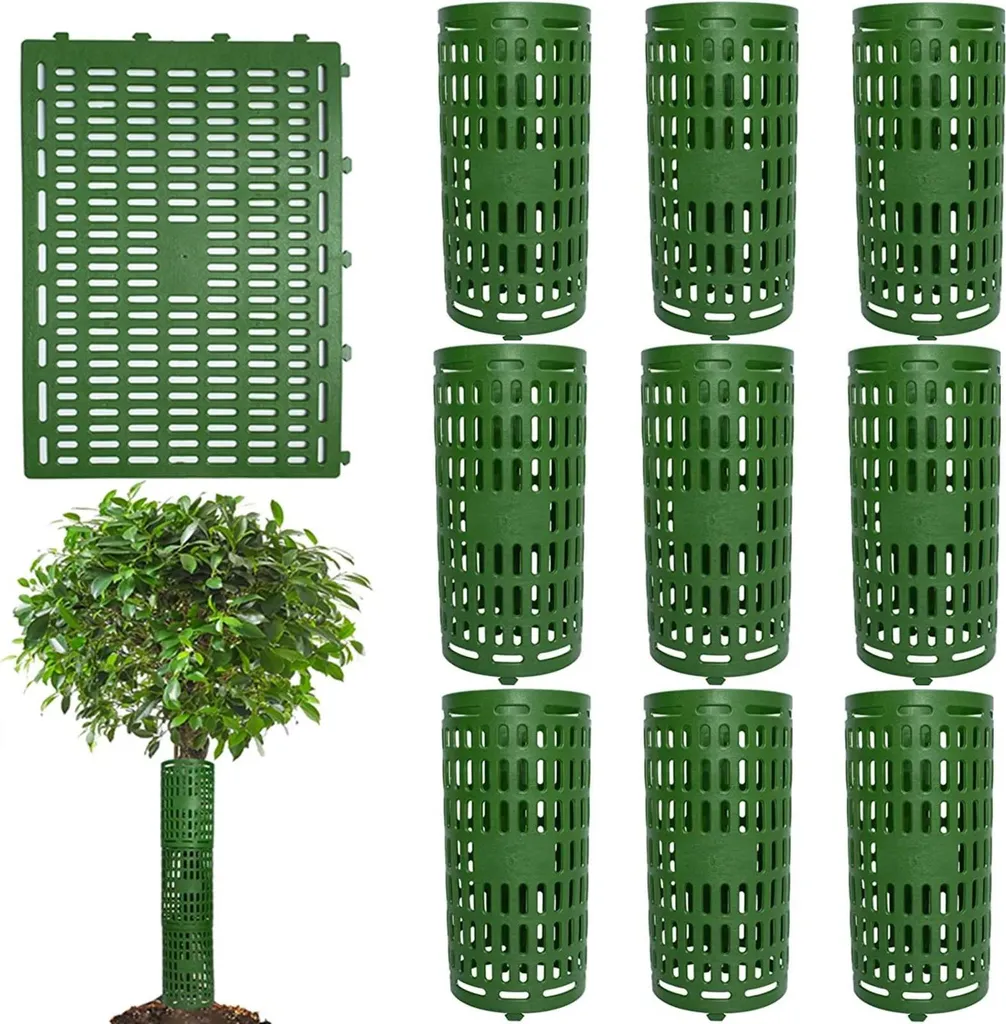 Protection écorce arbre contre tondeuse et rongeurs manchon lot de 10