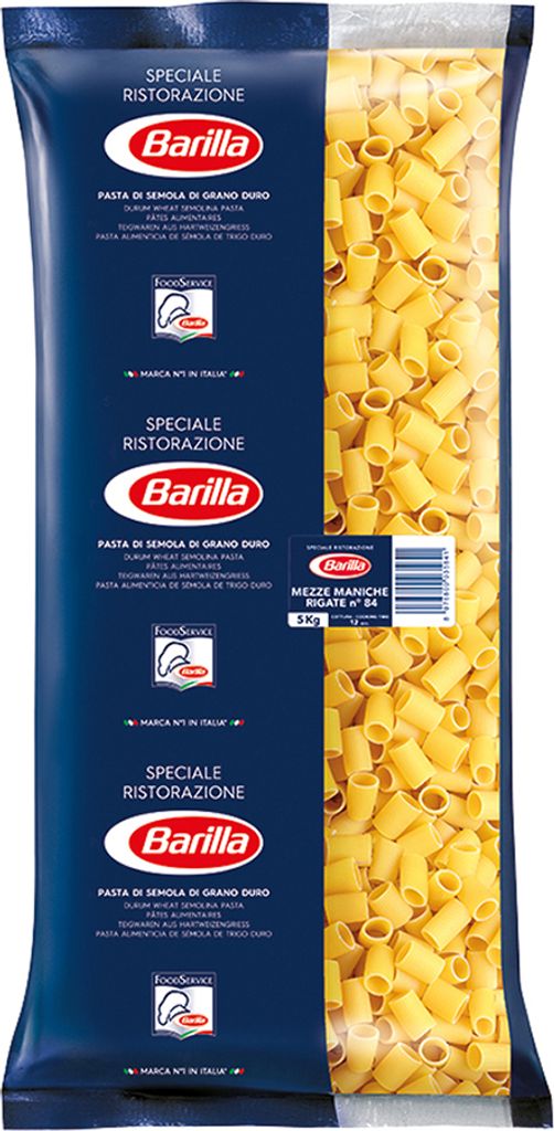 Barilla Mezze Maniche Rigate 5Kg