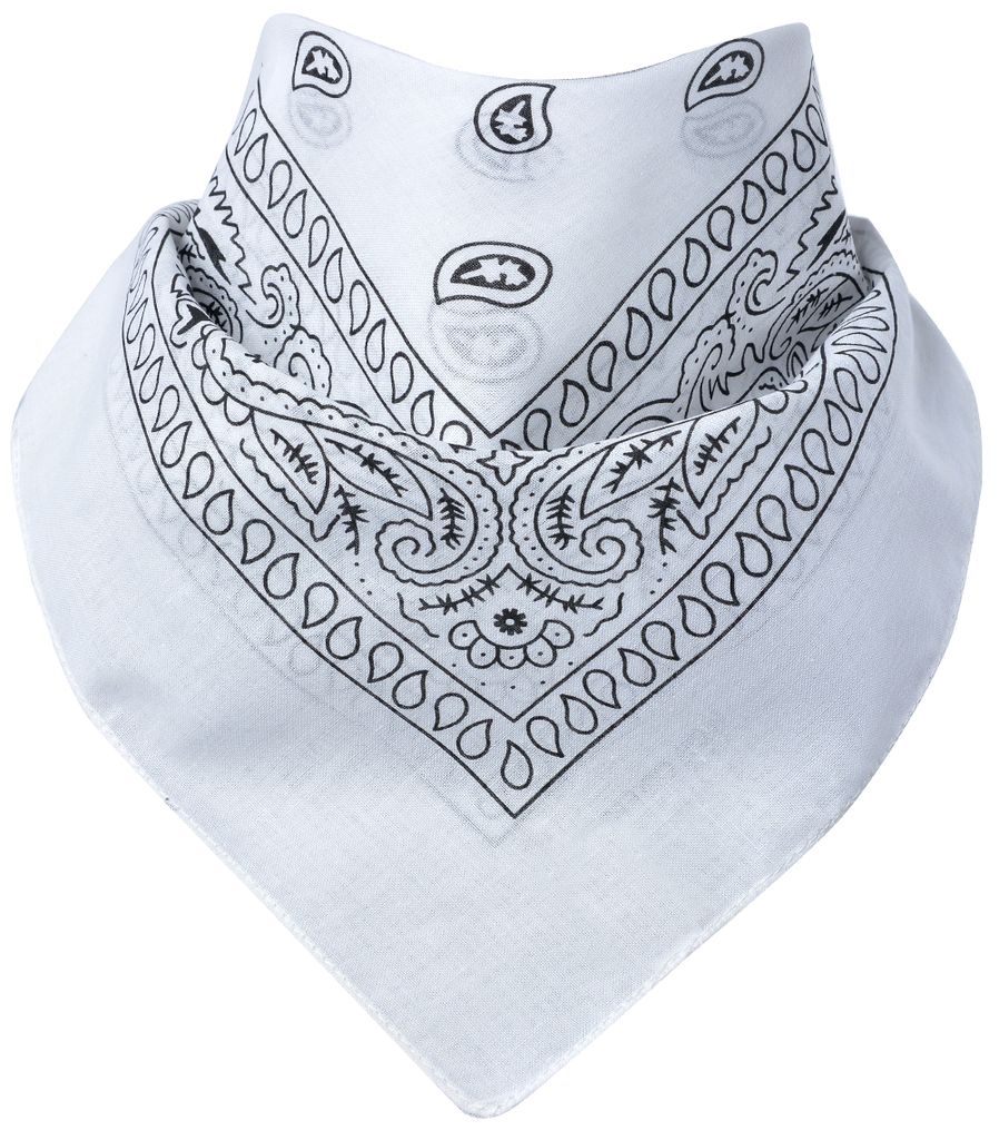 Bandana Paisley Weiss Produktbild 
