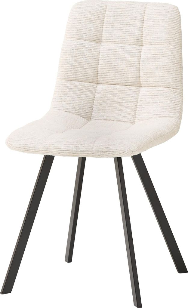 4-Fußstuhl >Bonny< (4er Set) in beige, schwarz - 55x89x46 (BxHxT)