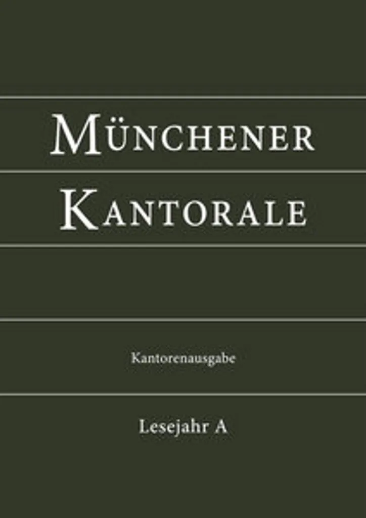 Münchener Kantorale Lesejahr A pour animer les offices de l'Année A