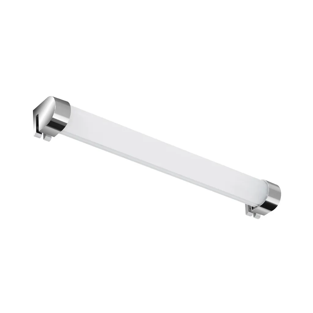 Éclairage miroir anti-éblouissement LED Chrome IP44 Blanc Neutre