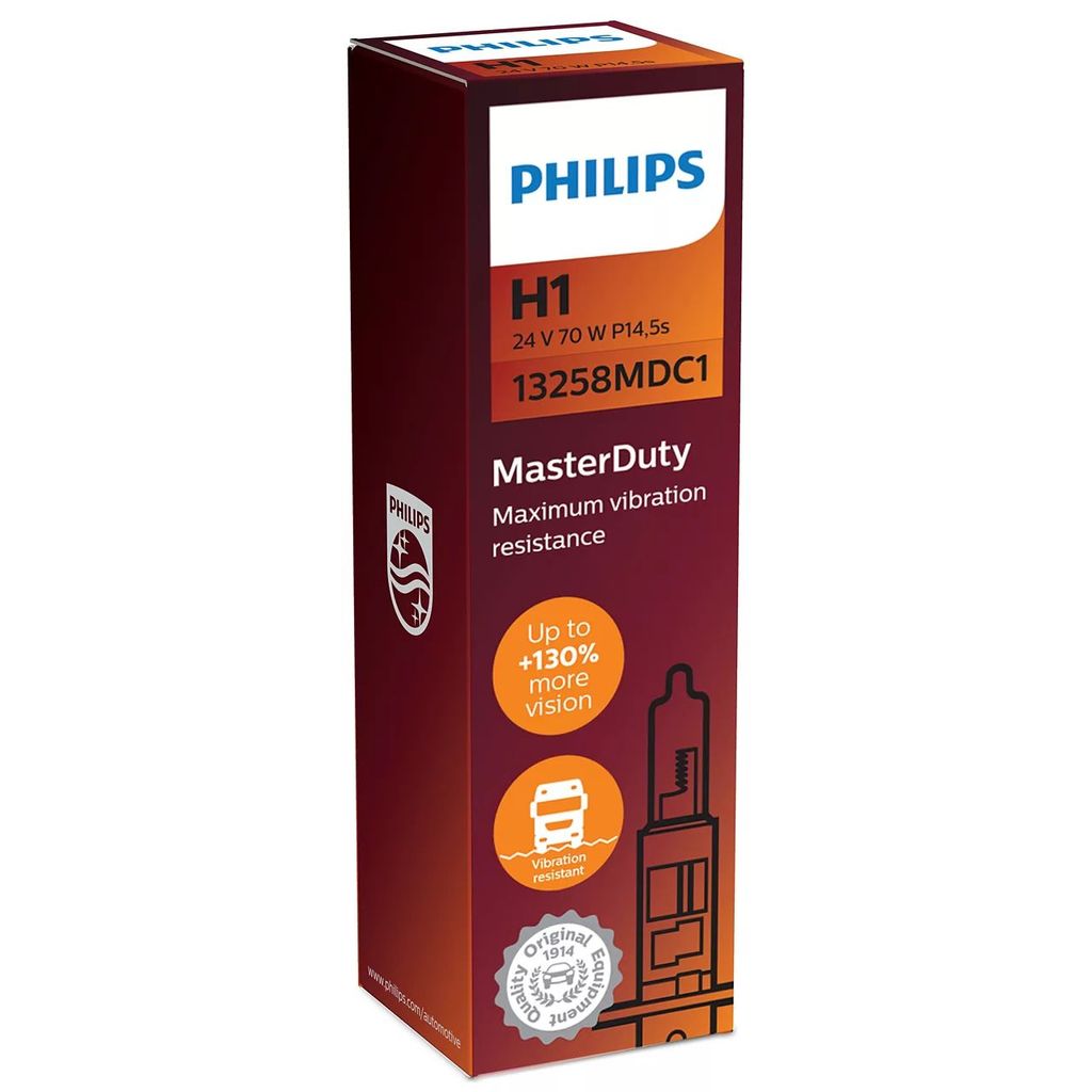 PHILIPS Glühlampe, Fernscheinwerfer Artikel: 13258MDC1