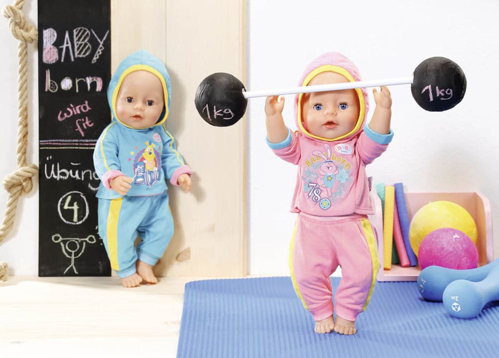 BABY born Jogginganzug, sort. Produktbild 7