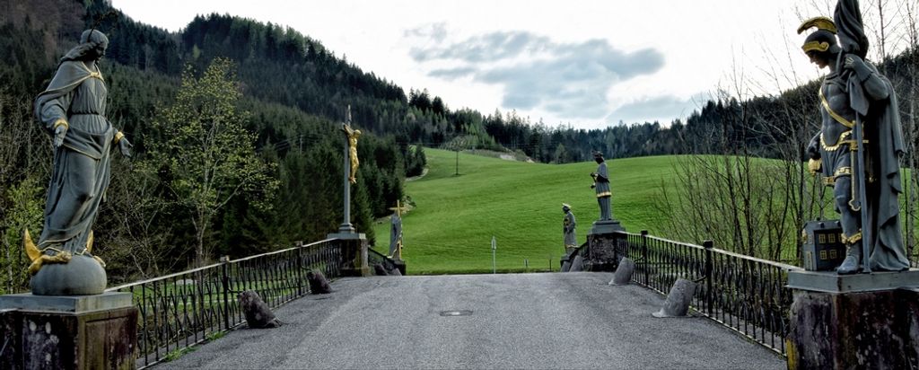 hansepuzzle 63955 - Brücke Panorama-Puzzle 2000 Teile | Hintergründe Puzzle, 2028 Teile, Hintergründe, 60,0 x 46,0cm mit hochwertiger Aufbewahru...