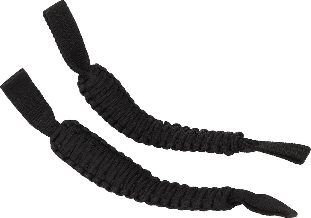 Grab Handles in Paracord Nero 29,6 cm per Roll-Bar UTV e Camper