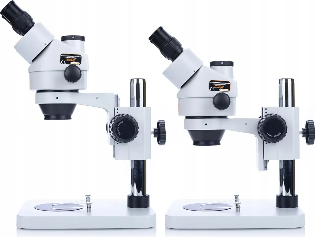 Microscope Trinoculaire Stéréoscopique Rosfix pour Électronique et Labo 7-45x - 20