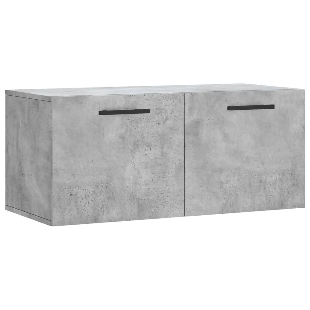 Mobile Pensile SYFAX Grigio Cemento 80cm - Eleganza Minimalista