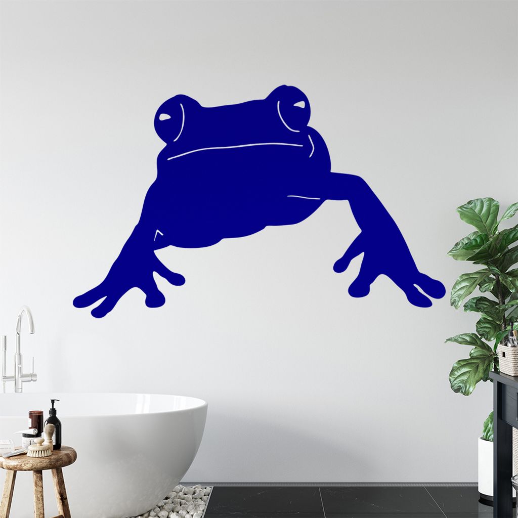 KIWISTAR Frosch - Quak Lurch Wasser Amphibien Wandtattoo in 6 Größen - Wandaufkleber Wall Sticker - Dekoration, Küche, Wohnzimmer, Schlafzimmer,...