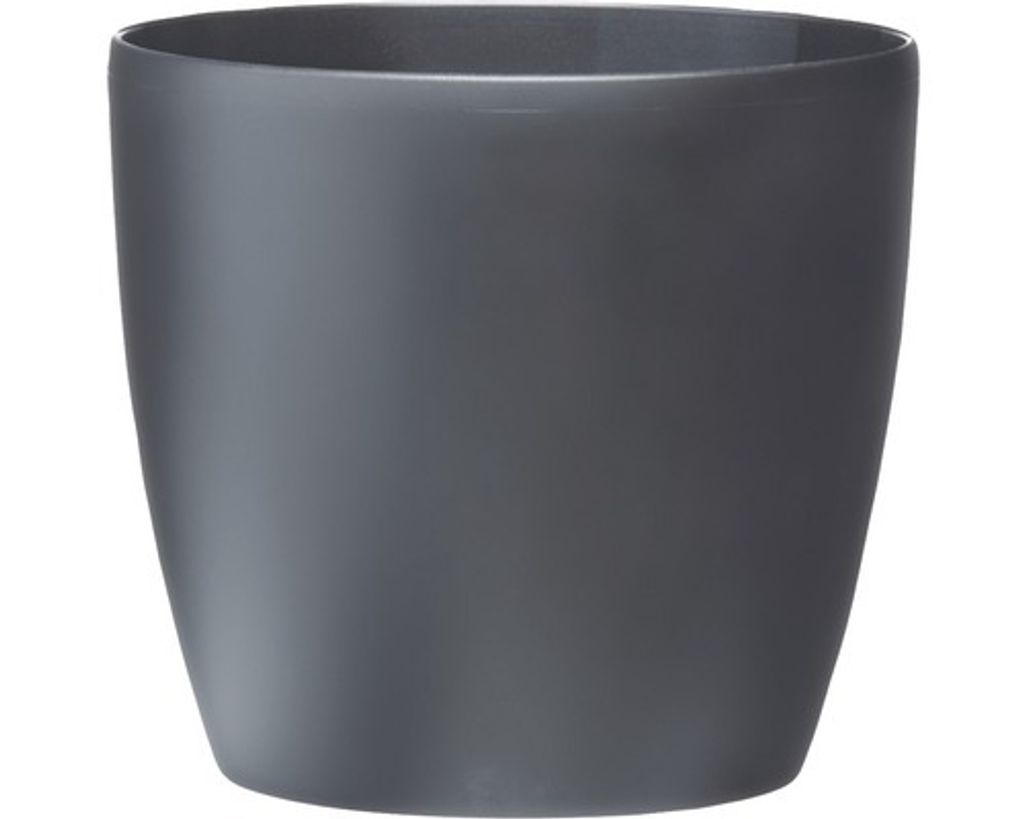 Elho - Coprivaso In Plastica Greenville, Colore Antracite, Diametro 13,8 Cm - Ultraleggero E Resistente Ai Raggi UV