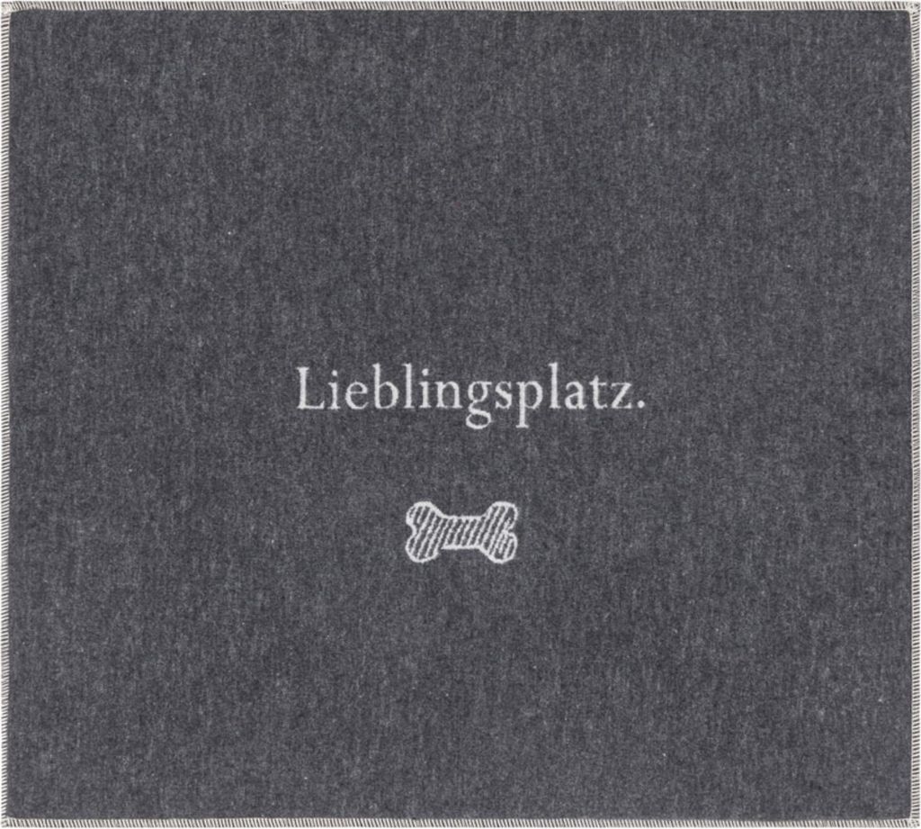 Hundematte gefüttert Lieblingsplatz Farbe Anthrazit Produktbild 