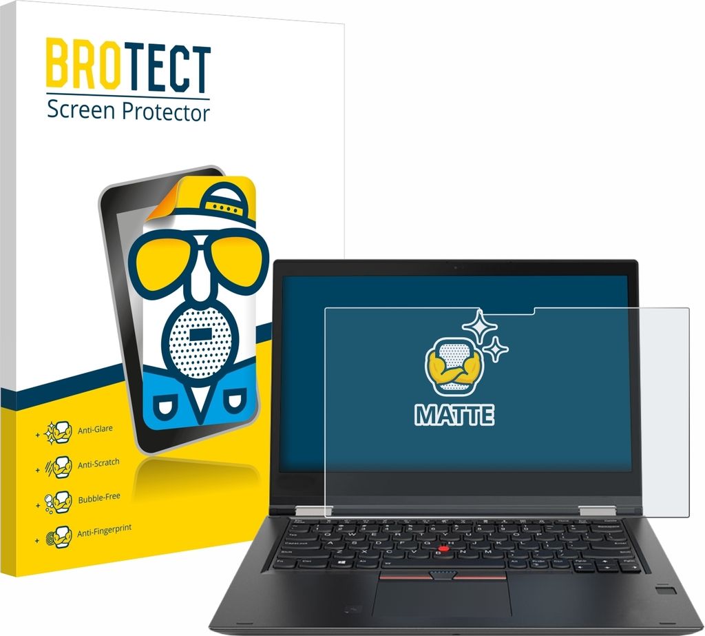 BROTECT Schutzfolie für Lenovo ThinkPad Yoga X380 Displayschutz Displayschutzfolie Folie Matt Entspiegelungsfolie