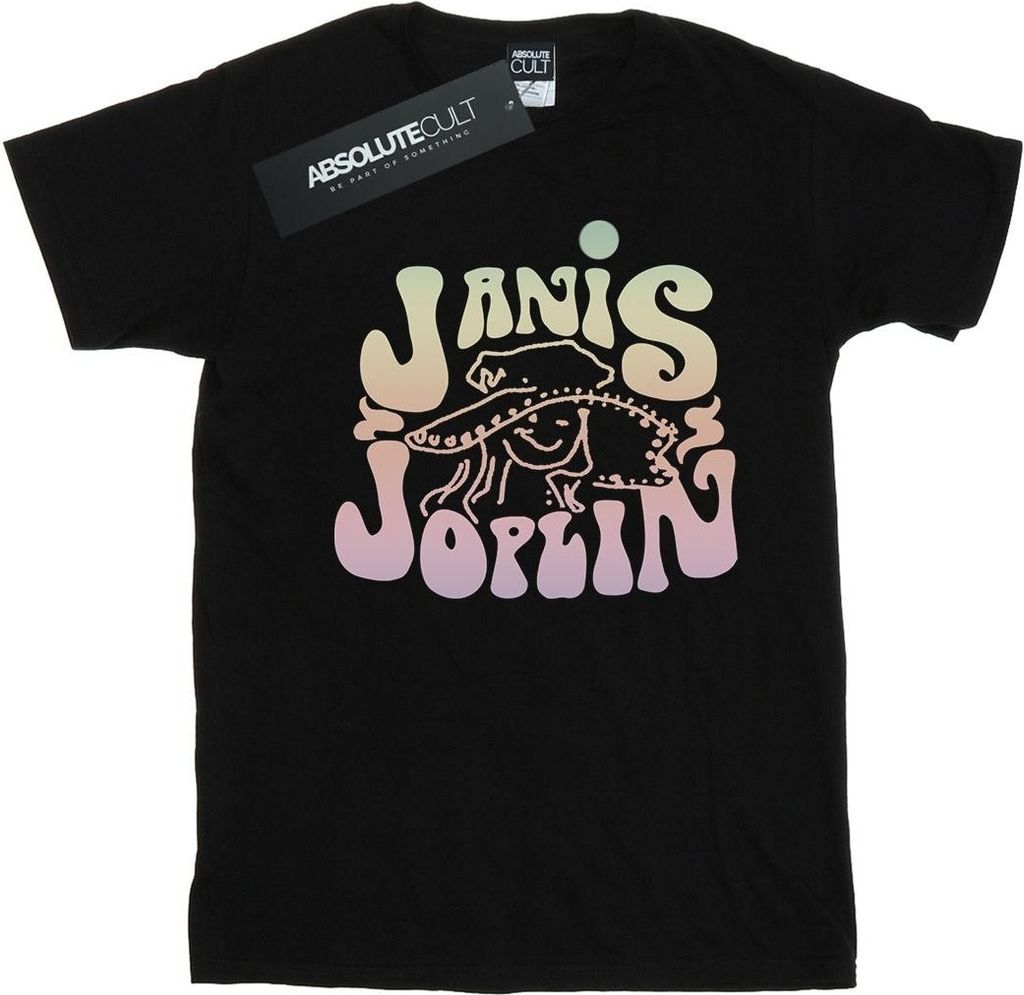 Janis Joplin - T-Shirt für Herren BI44474 (4XL) (Schwarz)