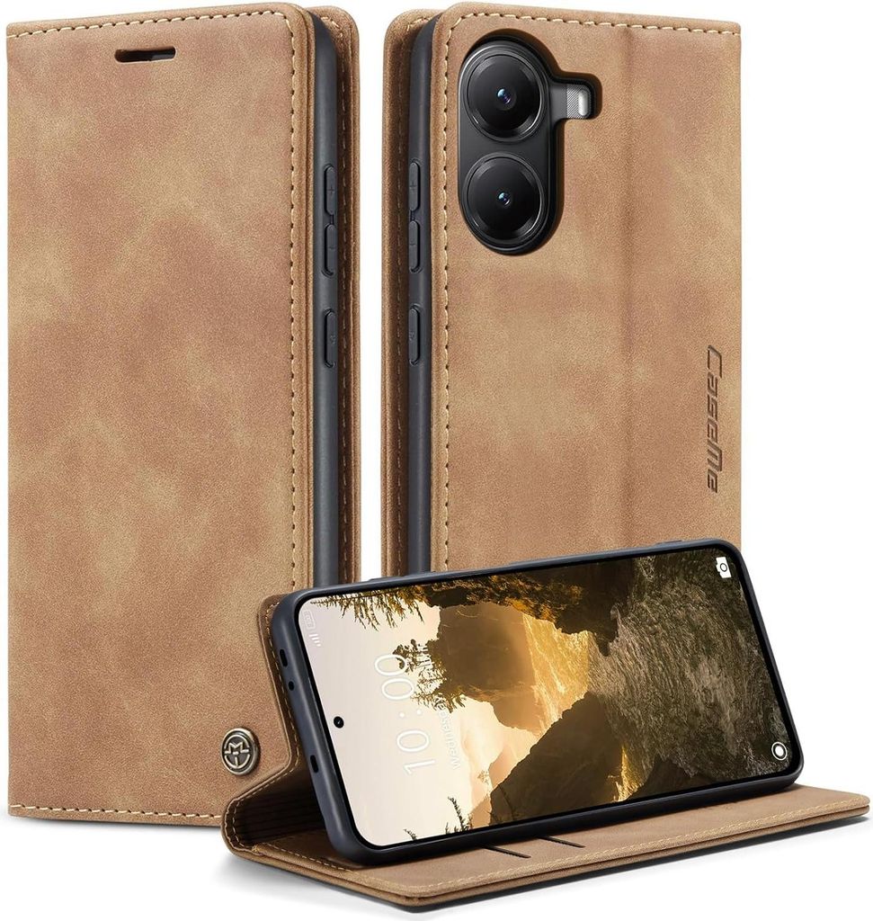 Caseme Handyhülle für Xiaomi Poco X7 Pro 5G Hellbraun
