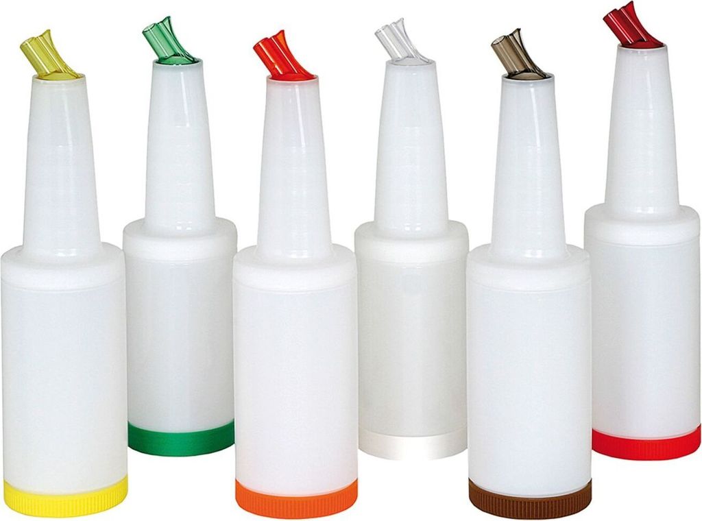Speedbottle, Bottle-Pour-Master Flasche, 1 L, braun