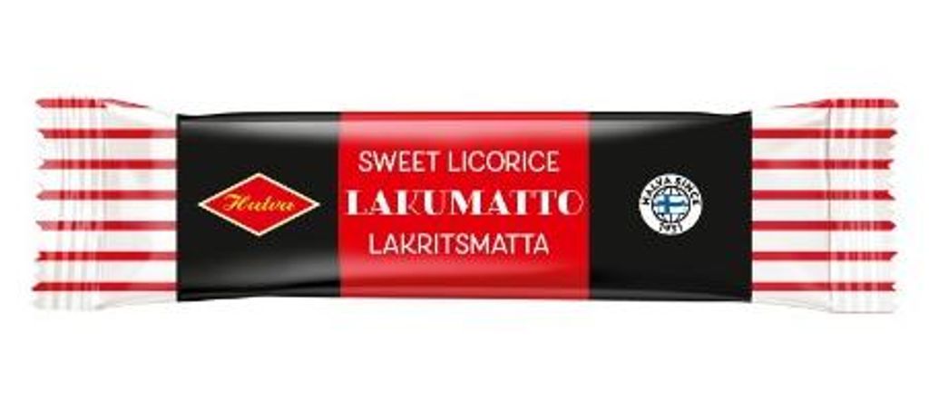 Halva finnische Süßlakritz Riegel 60g Produktbild 