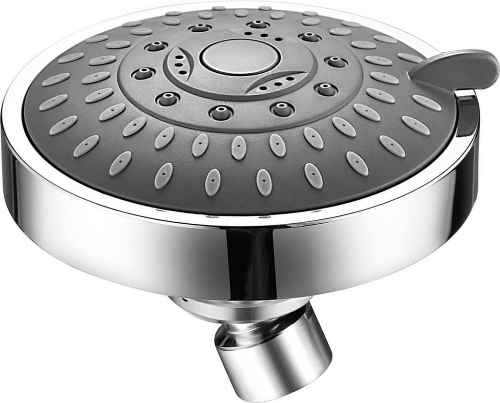 Duschkopf 5 Modus Einstellbare Edelstahl G1/2 Baddüse für Badezimmer Toilette