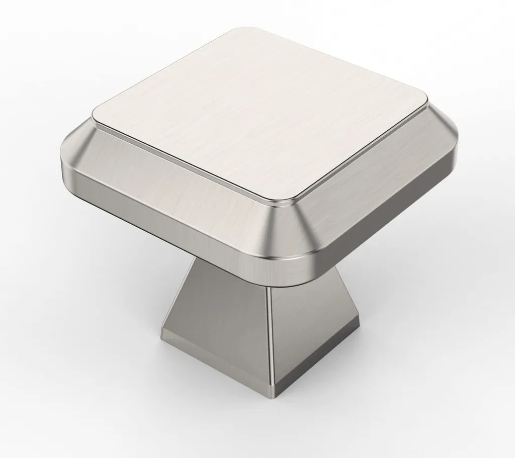 Poignées de Meuble Boutons Nickel Brossé pour Placard et Dressing x10
