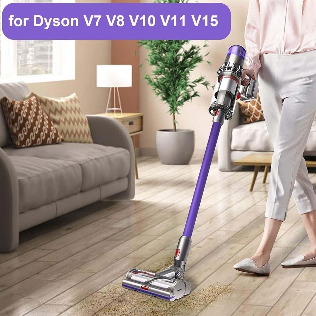 Ersatz-Verlängerungsrohr für Dyson v11 V15 V10 V7 V8 Akku-Staubsauger, Teleskop-Zubehör aus Aluminium-Verlängerungsstange (lila)