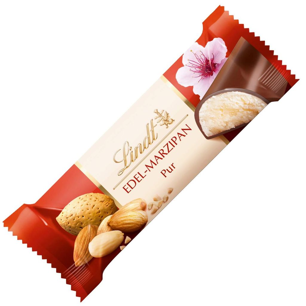 Lindt & Sprüngli Edel Marzipan Pur Riegel (50g) Image du produit 