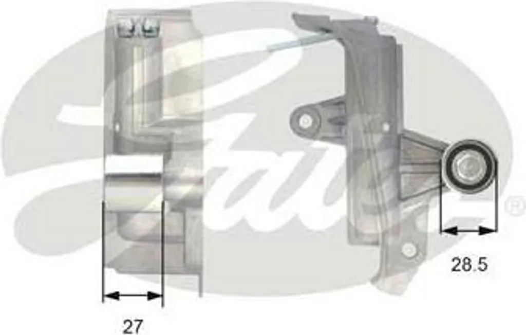 Amortisseur courroie de distribution pour Skoda Superb et Passat 3B