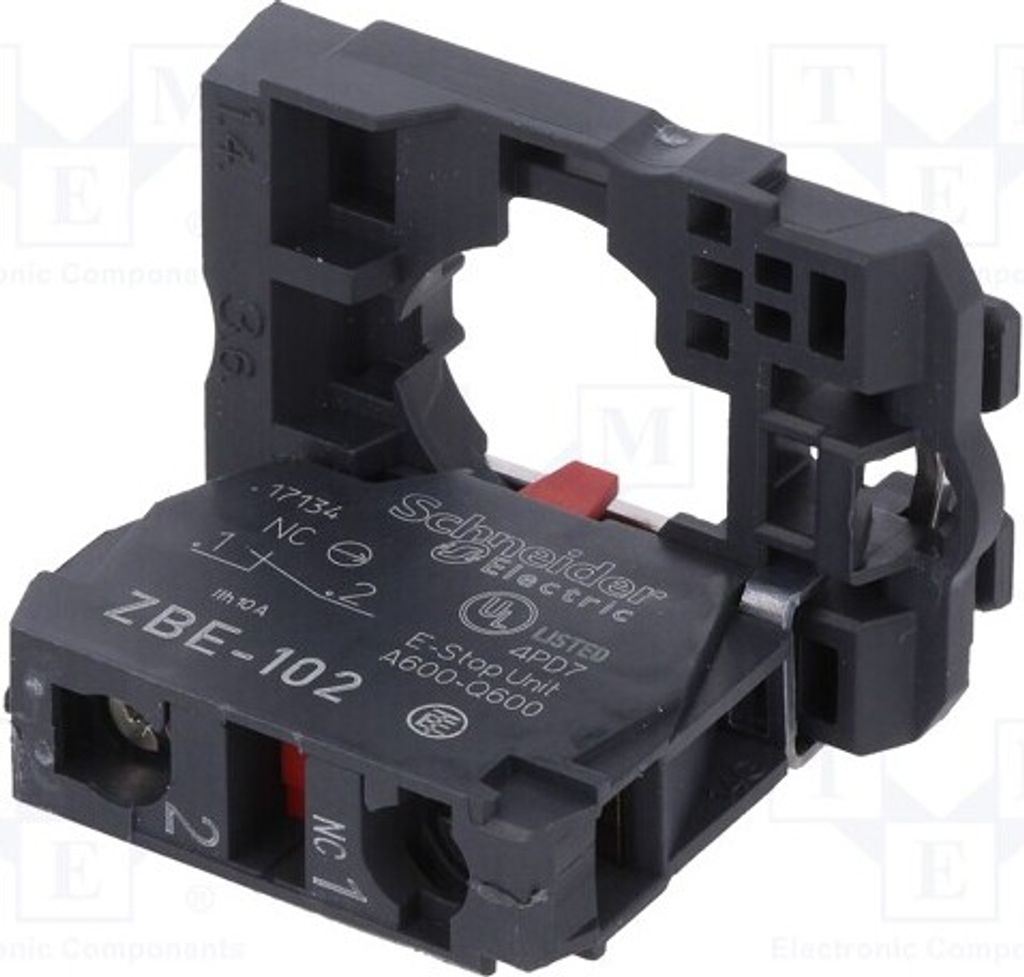 1x Kontaktelement Kontakte: NC ZB5AZ102 Tlzubehör stard IP20 -25÷70°C 22mm