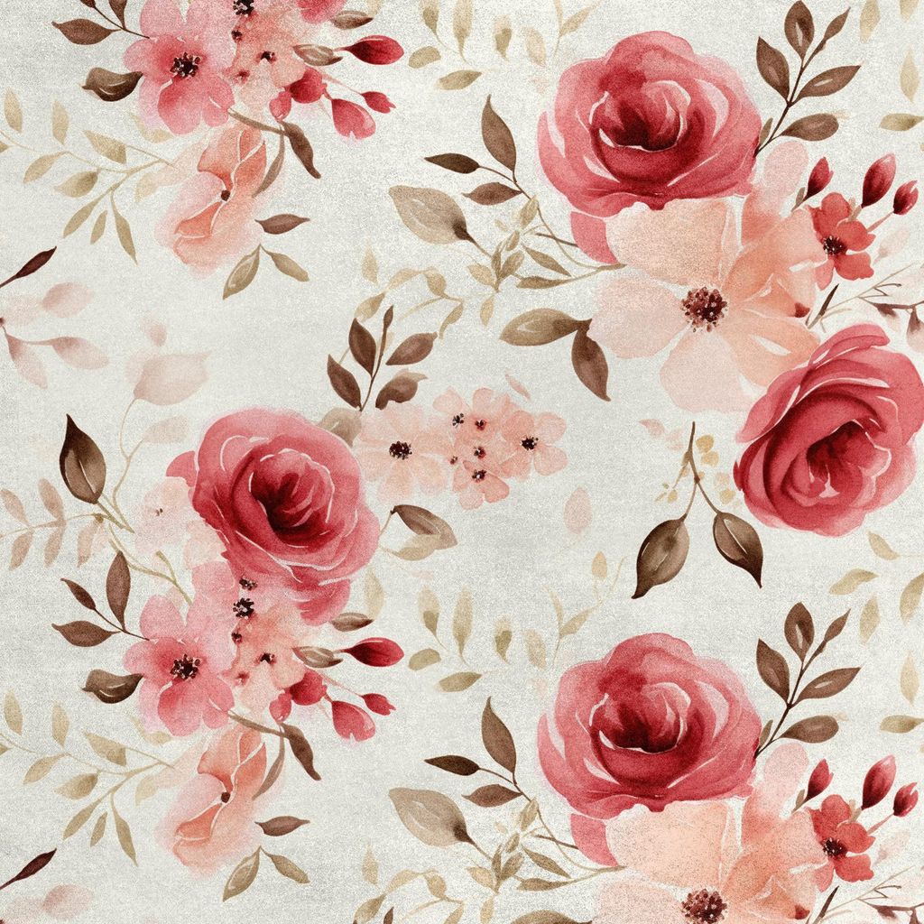 Royal Samt Stoff Polyester Zum Nähen - Motiv Blumen - RDX2890