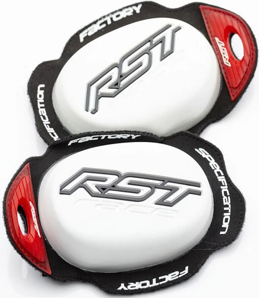 Sliders Factory RST pour combinaison moto piste à velcro inversé noir