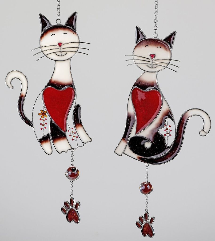 formano Fensterdeko Hänger Katze hängend 38 cm Produktbild 