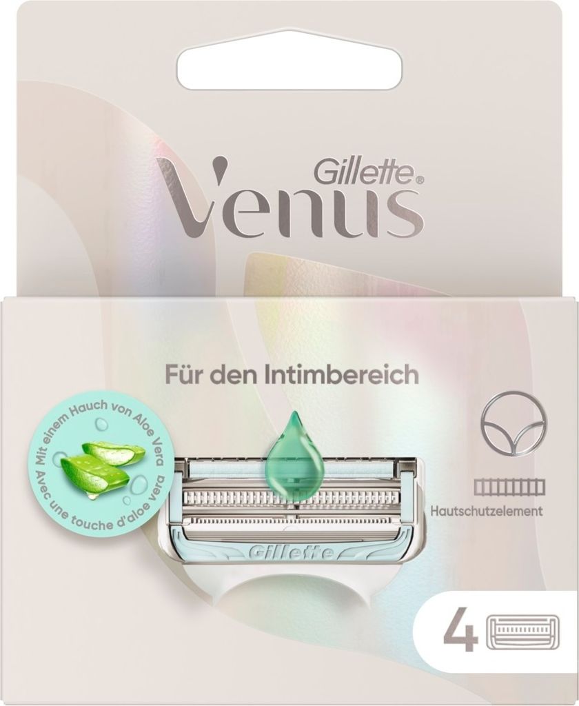Ostrza Gillette Venus do okolic intymnych 4s Zdjęcie produktu 