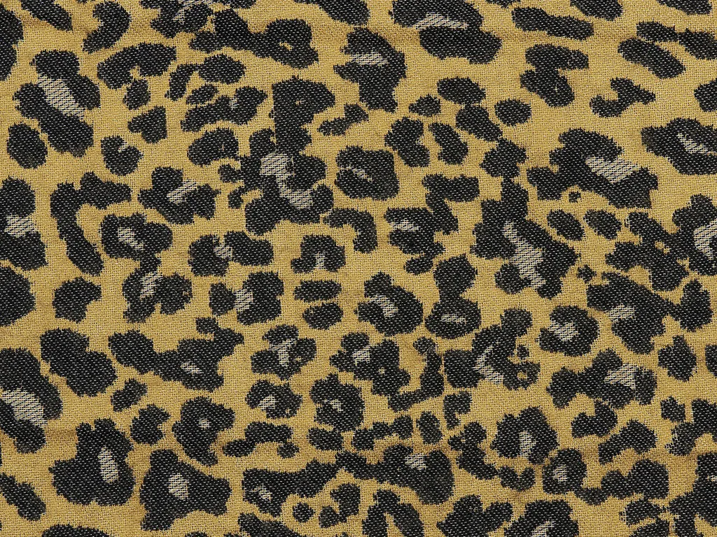 Plaid léopard BELIANI marron noir en acrylique et polyester 130x170 cm